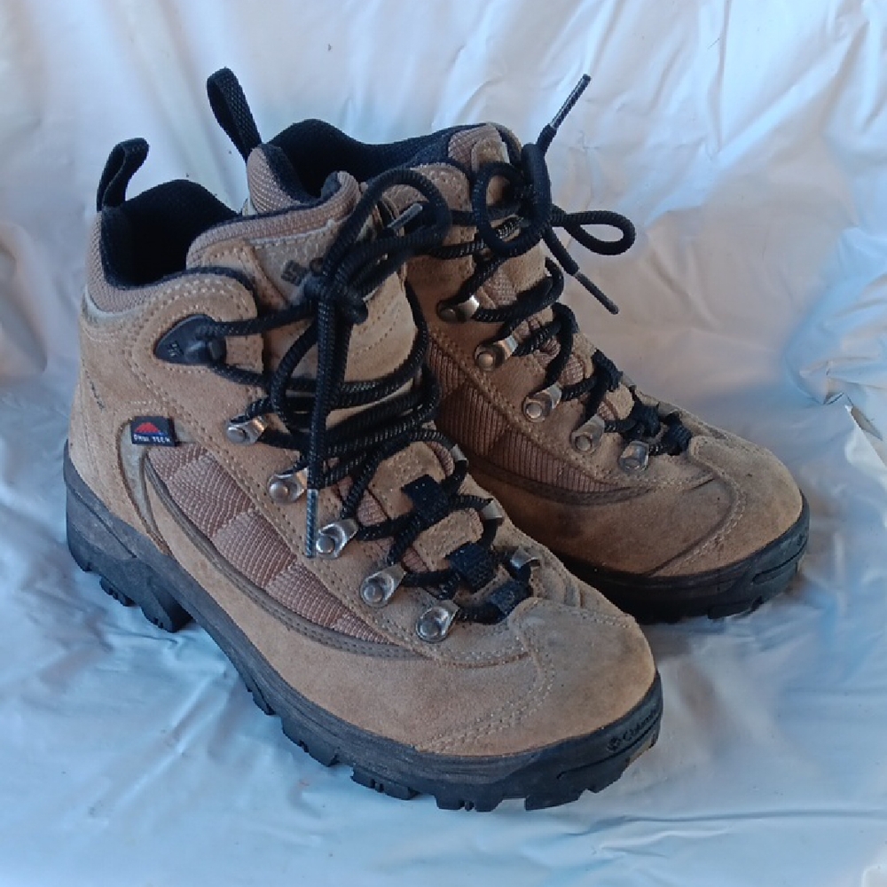 Columbia Women's Steel Toed Work Brown Boots Size 6.5 Preowned